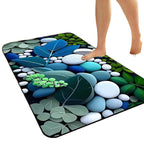 Decorative Stone Pattern Bath Mat