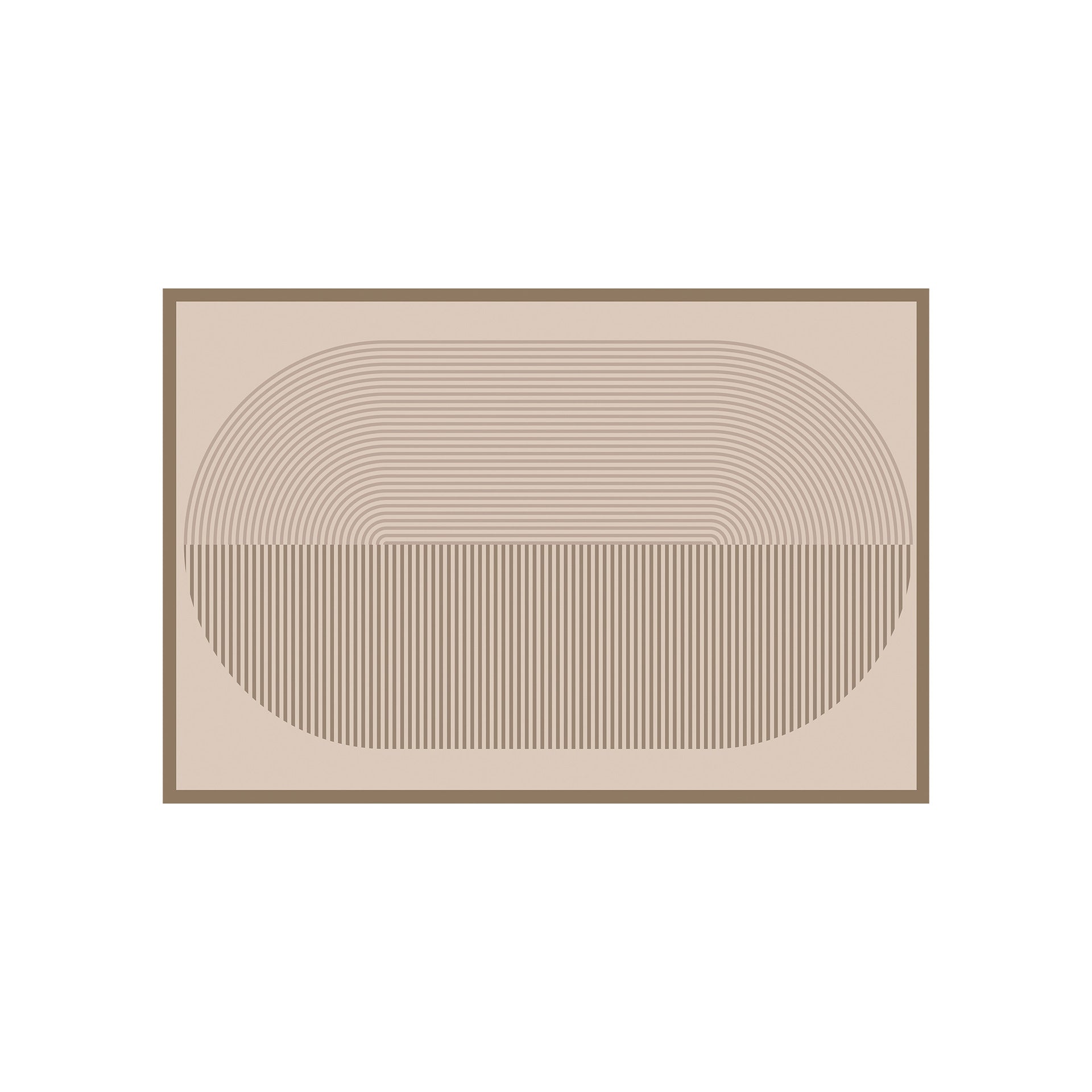 Geometric Pattern Soft Memory Foam Bath Mat