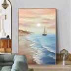 Coastal Serenity Canvas Artwork