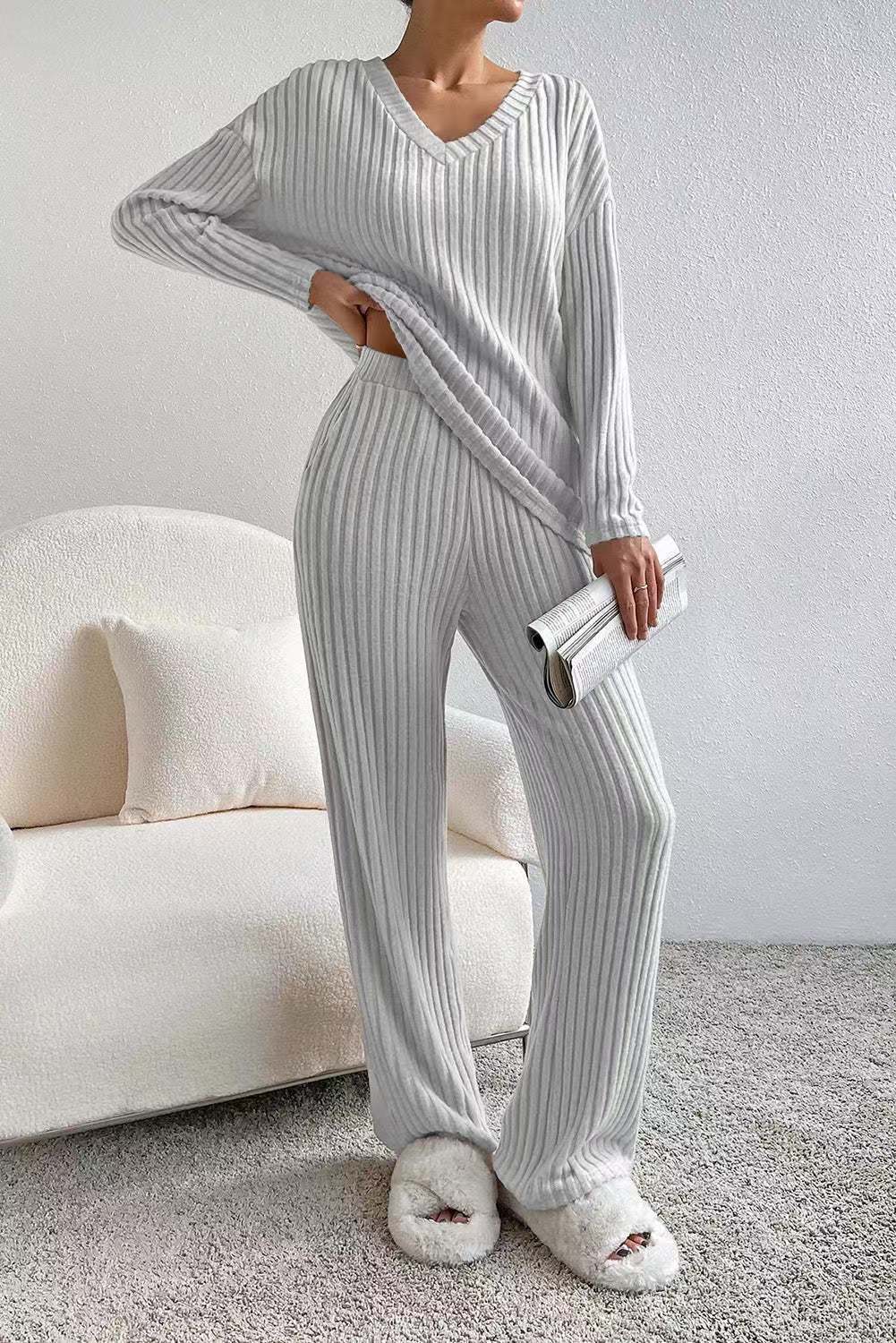 Sylis | Ribbed Knit Lounge Set