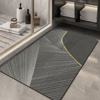 Textured Abstract Design Bath Mat