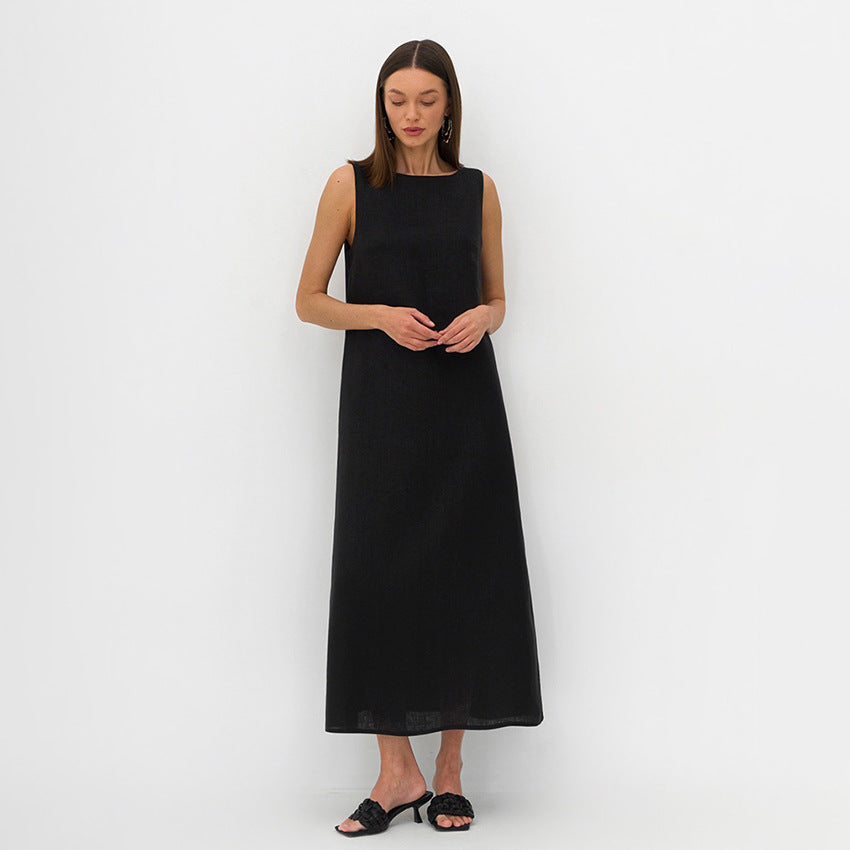 Sylis | French Style Long A-line dress