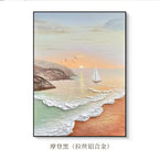 Scenic Coastal Landscape Canvas Art