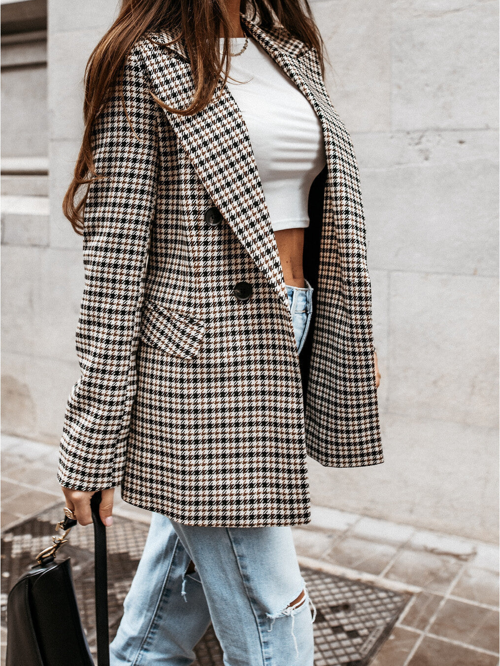 Sylis | Checkered Blazer