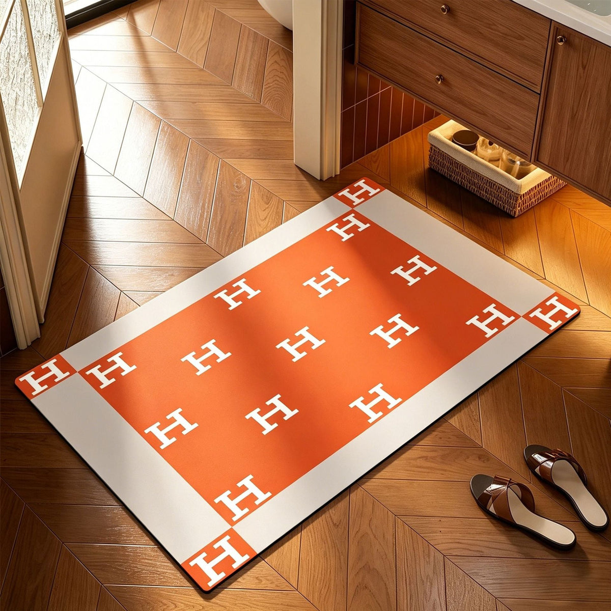 Stylish Patterned Bath Mat