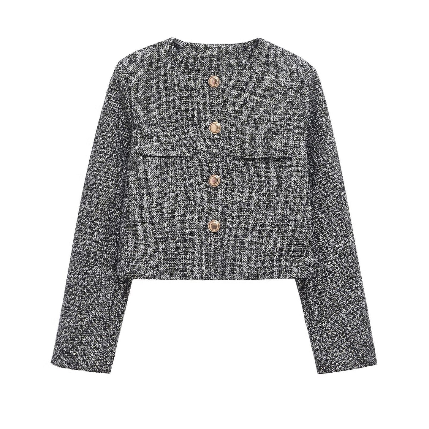 Sylis | Textured small Chanel-style jacket