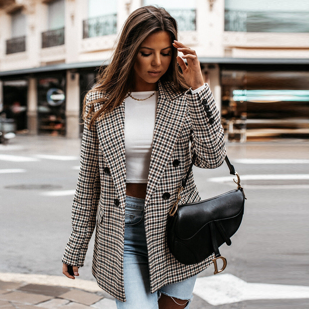 Sylis | Checkered Blazer