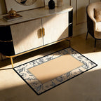 Floral Patterned Bathroom Mat