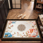 Playful Citrus-Themed Bath Mat