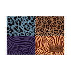 Artistic Floral Patterned Floor Mat