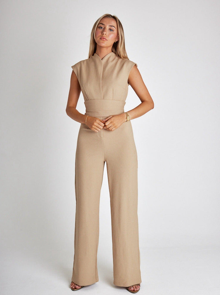 Sylis | Sleeveless Wide Leg Jumpsuit