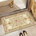 Elegant Floral Pattern Bath Mat
