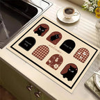 Cute Cartoon Dog Kitchen Mat