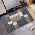 Geometric Pattern Textured Bath Mat