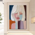 Abstract Portrait Canvas Artwork