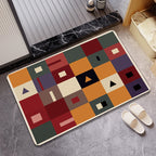 Geometric Pattern Bath Mat