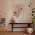 Horse-Themed Abstract Canvas Artwork