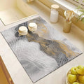 Abstract Geometric Kitchen Mat
