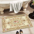 Floral-Patterned Luxury Bath Mat