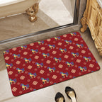 Playful Horse-Themed Memory Foam Bath Mat