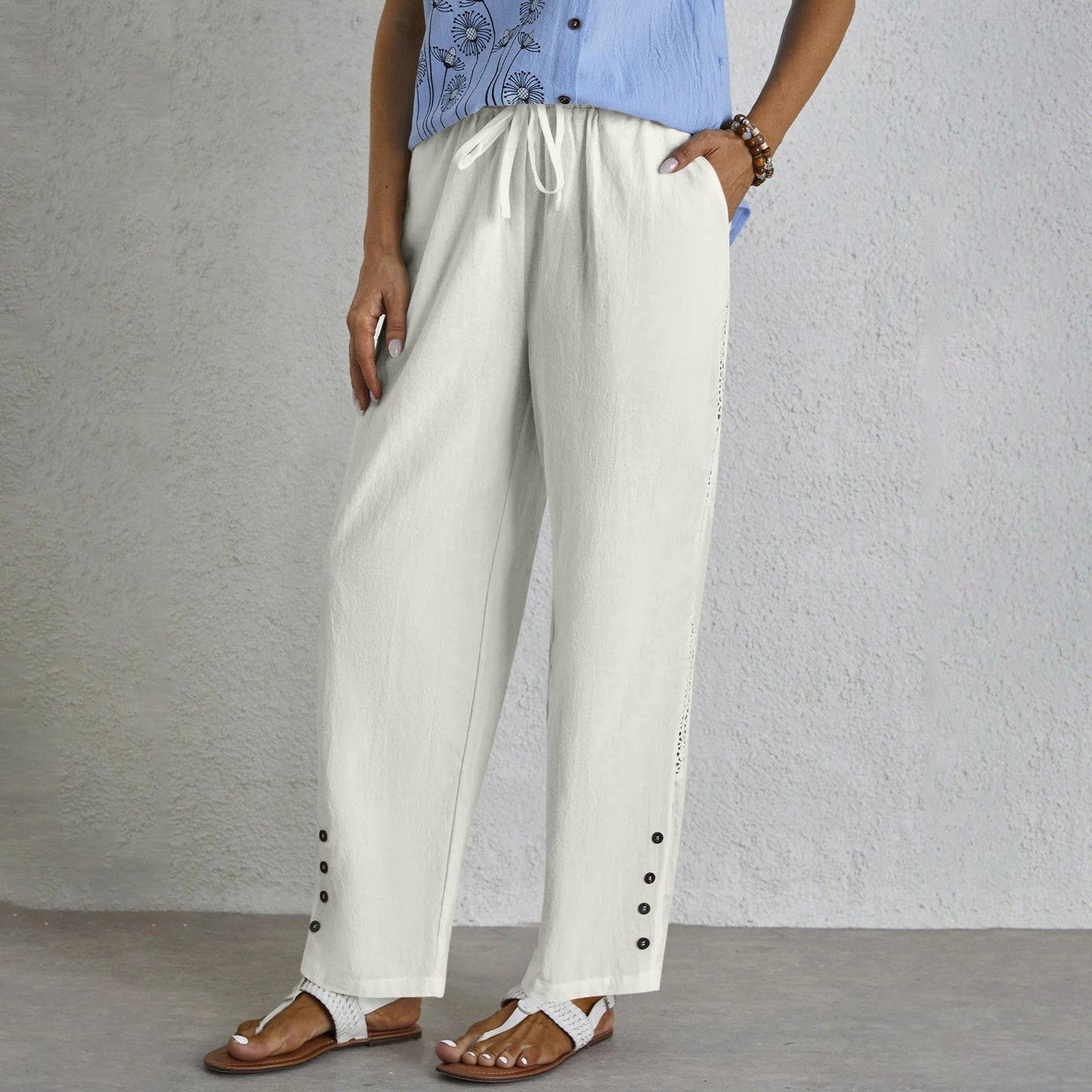 Sylis | Effortless Buttoned Pants