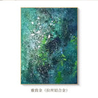 Abstract Multicolored Textured Canvas Art