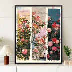 Vintage Floral Wall Art Meroci
