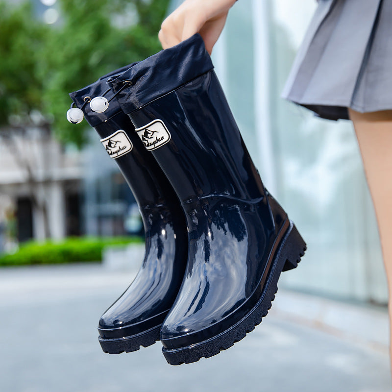 Sylis High-quality and stylish rubber boots with adjustable lacing system Heidi-Mode