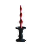 Ribbed Stacked Sphere Decorative Scented Pillar Candle With Long Cotton Wick