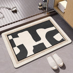 Textured Geometric Bath Mat