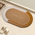 Oval Decorative Welcome Mat