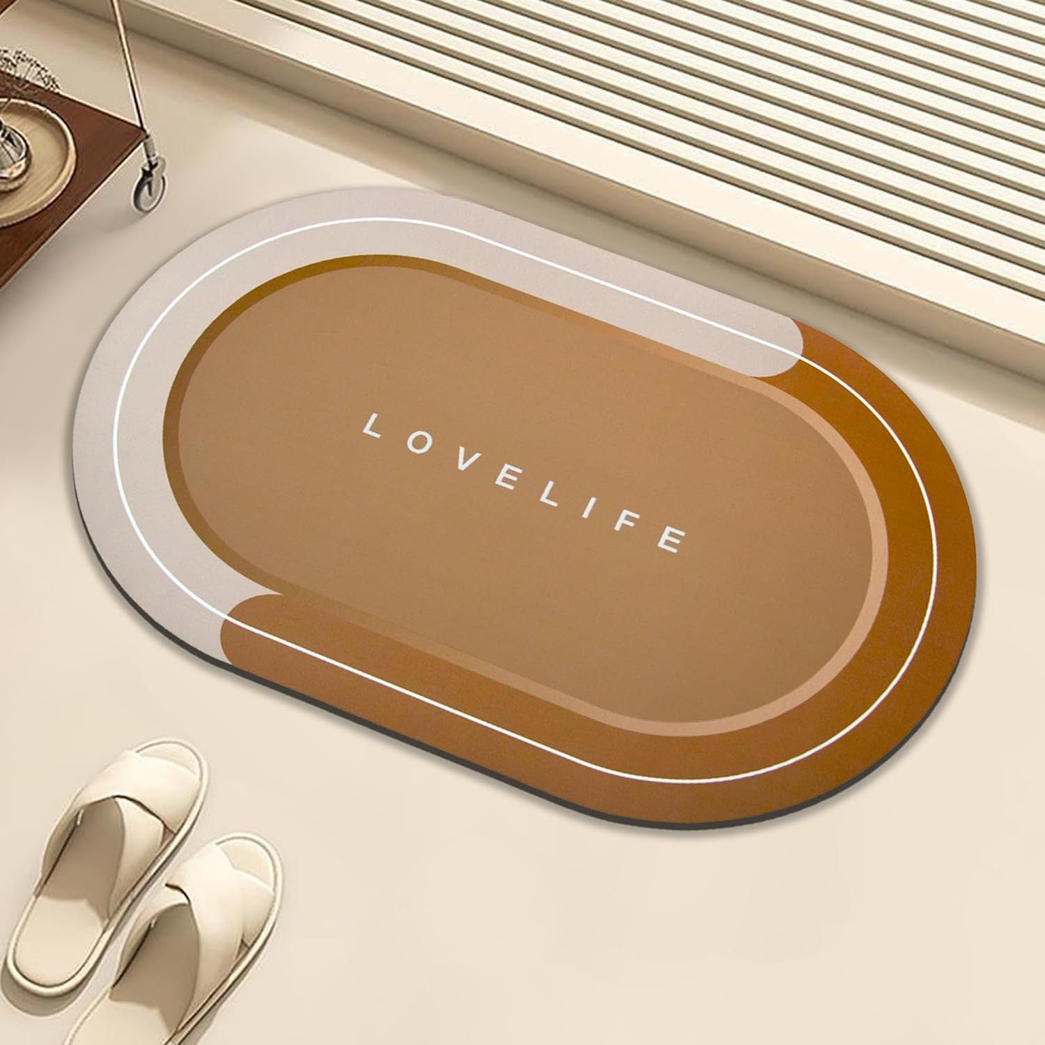 Oval Decorative Welcome Mat