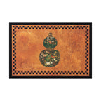 Artistic Elephant-Themed Welcome Mat