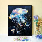 Jellyfish-Inspired Canvas Wall Art Meroci