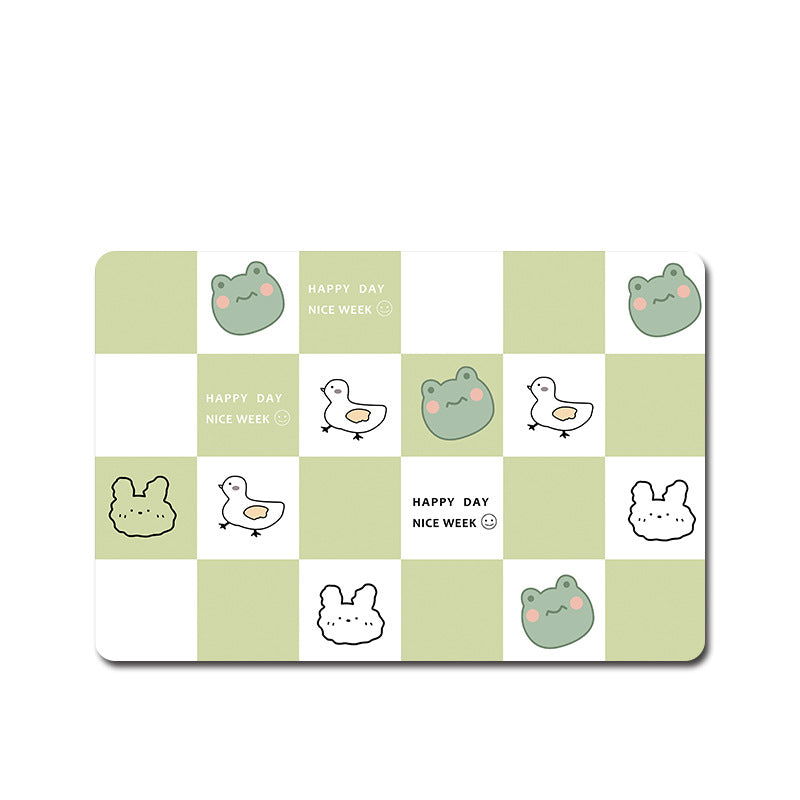 Cute Cartoon Pet-Themed Bath Mat