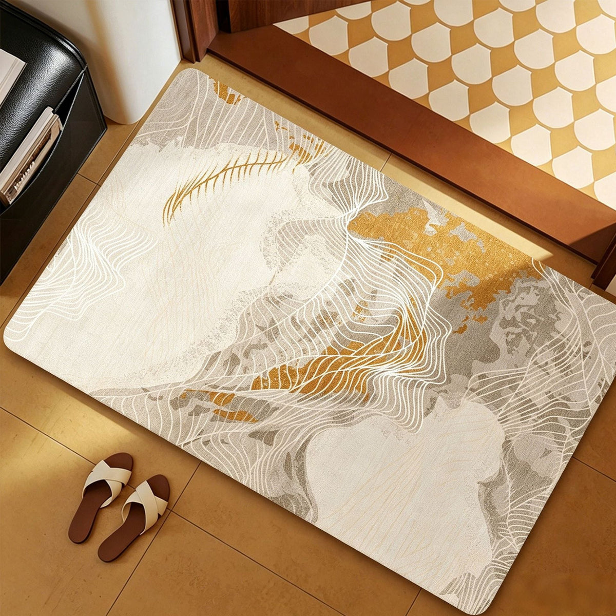 Luxurious Textured Bath Mat