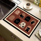Cute Cartoon Dog Kitchen Mat