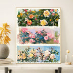 Vintage Floral Wall Art Meroci