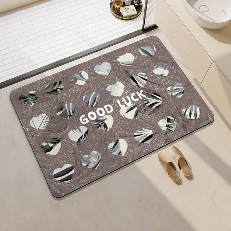 Decorative Motivational Bath Mat