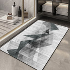 Geometric Patterned Bathroom Mat