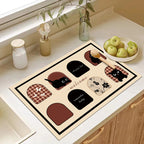 Cute Cartoon Dog Kitchen Mat
