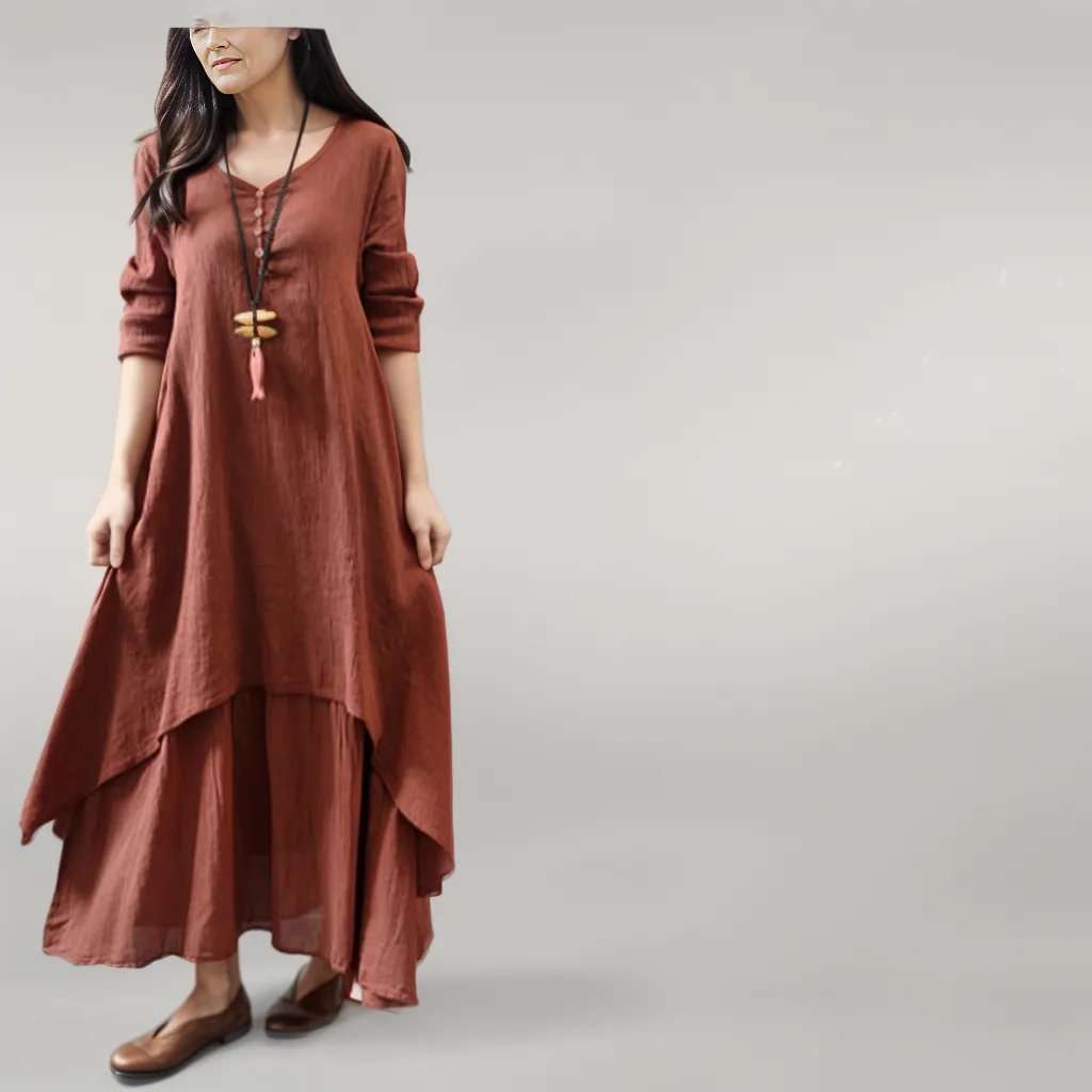 Sylis  | Layered Bohemian Maxi Dress