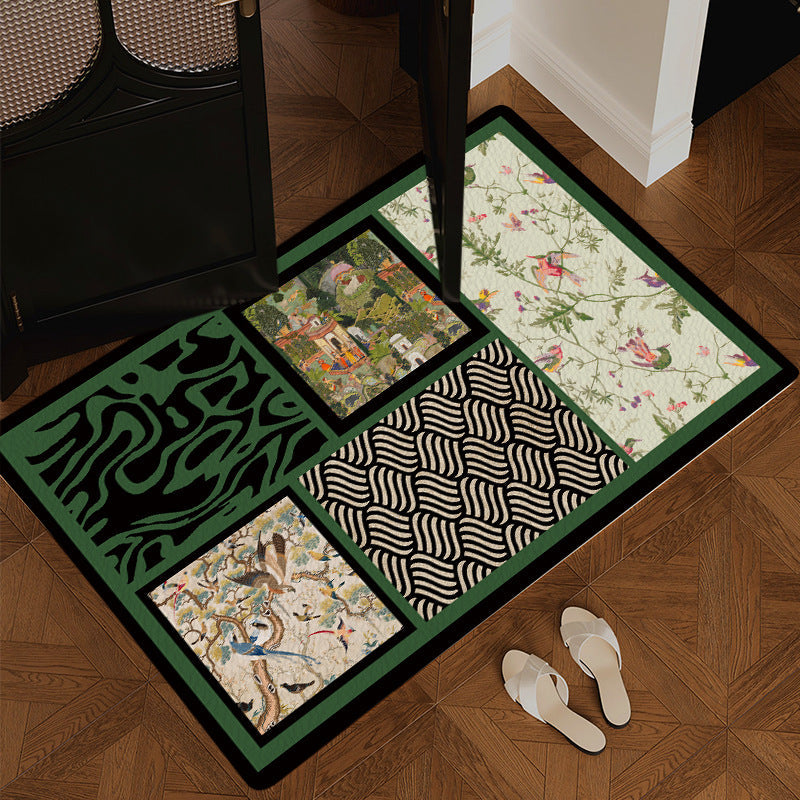 Playful Fruit-Themed Bath Mat