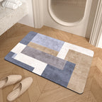 Geometric Pattern Soft Bath Mat