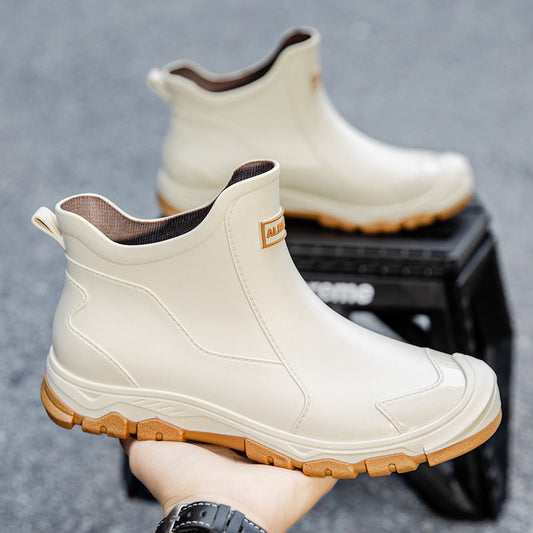 Sylis rubber boots with slip-resistant sole and flexible entry Heidi-style