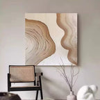 Abstract Layered Canvas Artwork