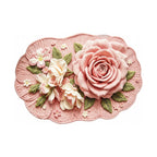 Floral Design Bathroom Mat