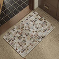 Mosaic Design Bath Mat