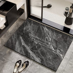 Inspirational Marble Bath Mat