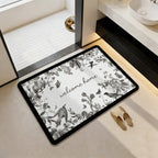 Decorative Citrus-Themed Bath Mat